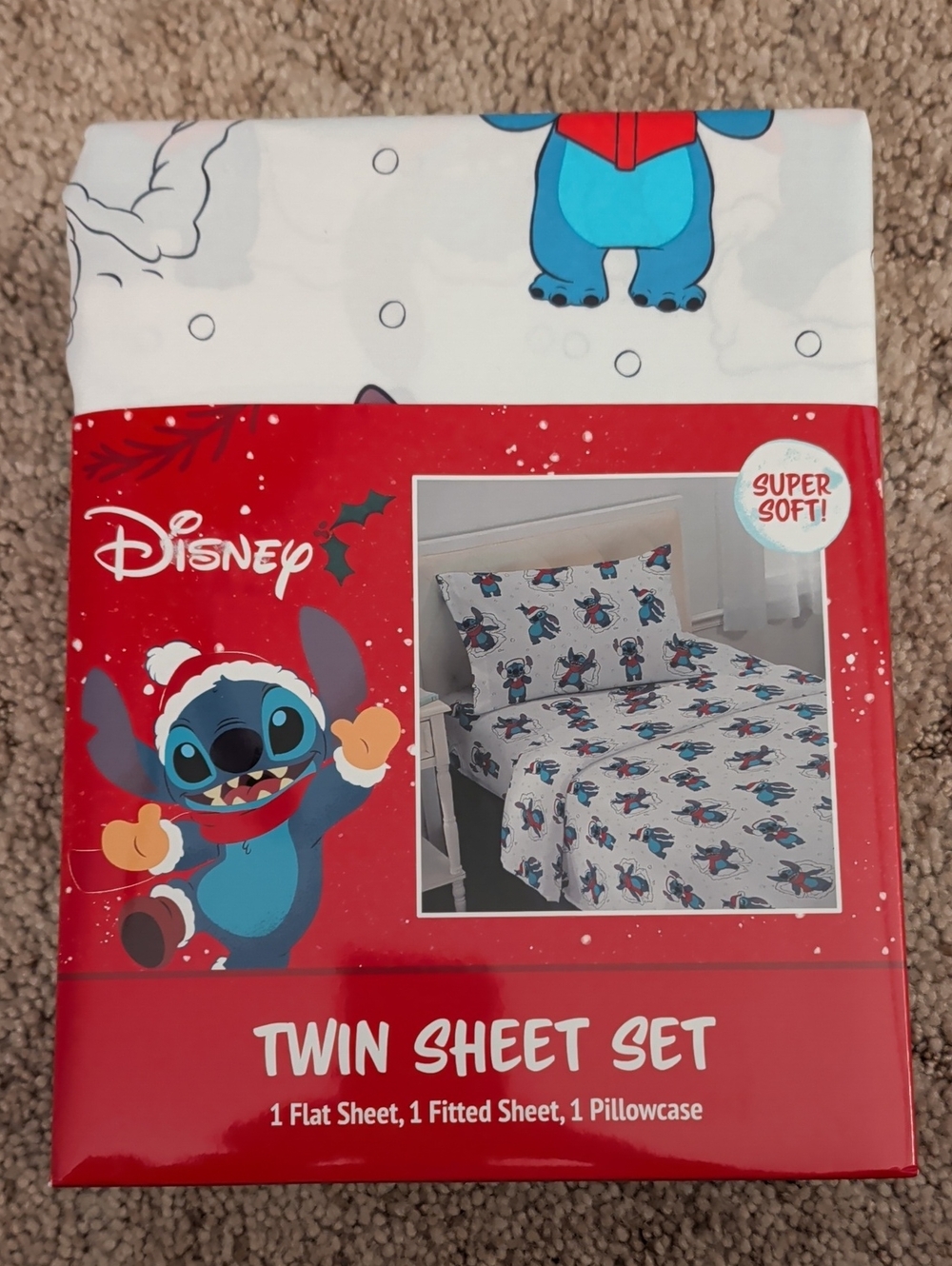 Disney Stitch Twin Sheet Set
